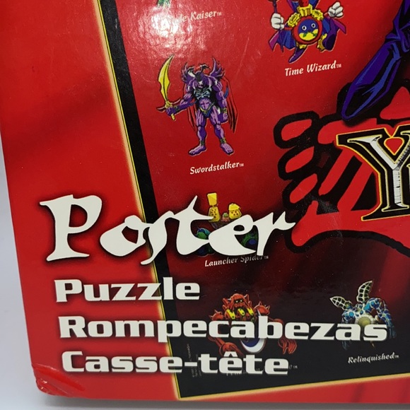Yu-Gi-Oh Poster Puzzle 250 Pieces Mattel Vintage New Sealed - Picture 2 of 11